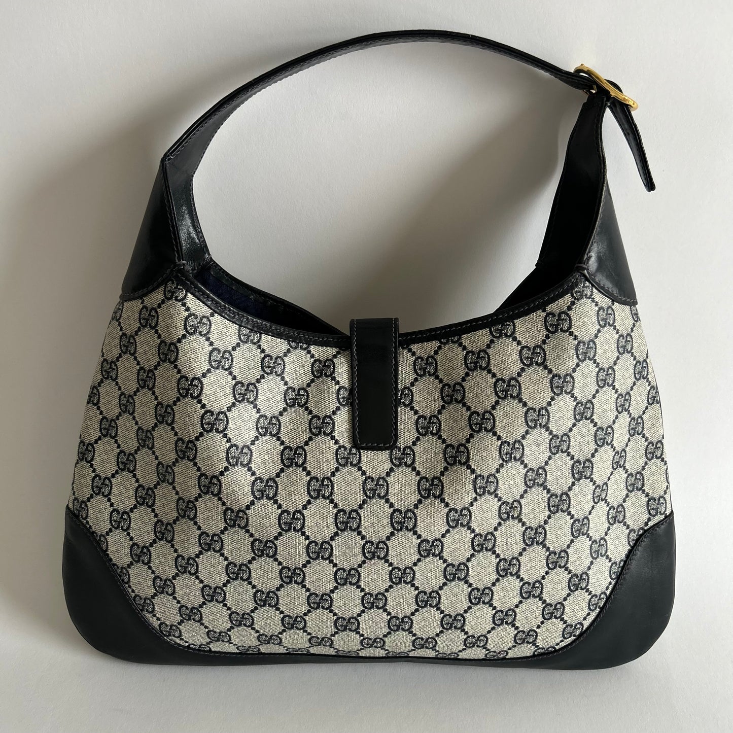VINTAGE GUCCI MONOGRAM JACKIE BAG