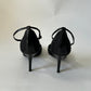 DIOR DIORISSIMO BLACK PEEP TOE HEEL SIZE 41