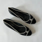CHANEL CC CAP TOE CLASSIC BALLET FLATS