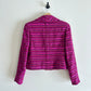 VINTAGE CHANEL FUSCHIA PINK SEQUIN BLAZER SIZE 36