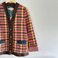 GUCCI CHECKED BUTTON DOWN TWEED BLAZER SIZE 42