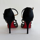 CHRISTIAN LOUBOUTIN VANITARITA LACE PEEP TOE HEEL