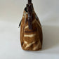 FENDI PONY HAIR BAGUETTE FLAP BAG