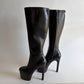 GUCCI ANGEL PLATFORM LEATHER KNEE HIGH BOOTS NEW