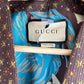 GUCCI CHECKED BUTTON DOWN TWEED BLAZER SIZE 42