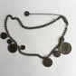 CHANEL 2003 ARCHIVE SILVER COINS NECKLACE BELT