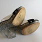 VINTAGE PRADA 2010 RUNWAY CLEAR STUDDED HEELS