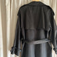 VINTAGE YVES SAINT LAURENT 90'S NAVY TRENCH COAT