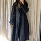 VINTAGE YVES SAINT LAURENT 90'S NAVY TRENCH COAT