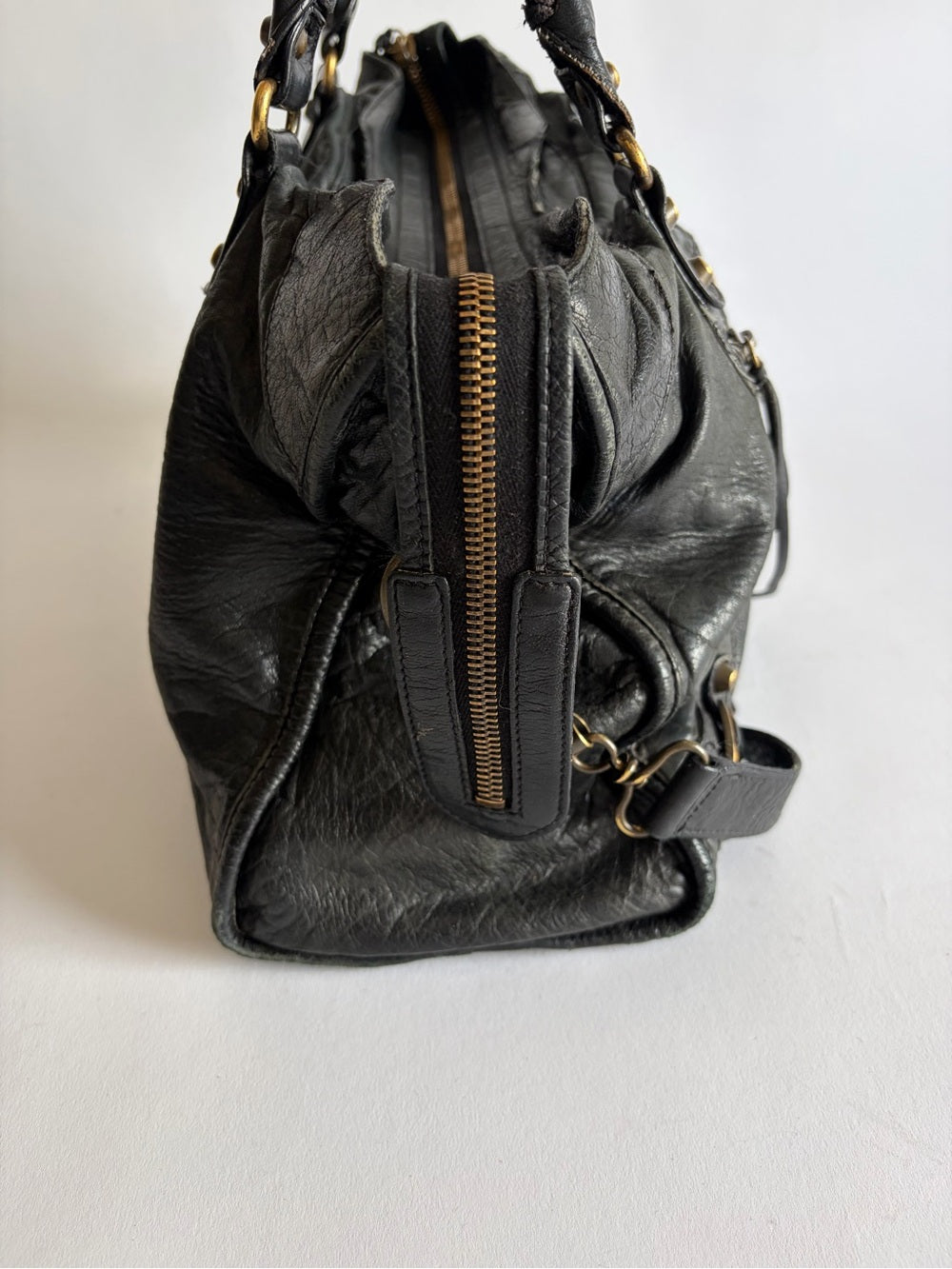 VINTAGE BALENCIAGA BLACK CITY BAG