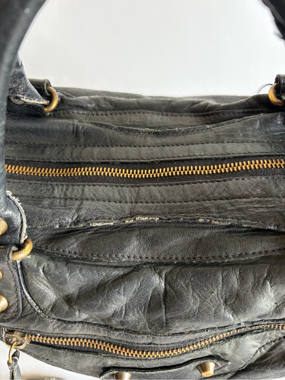 VINTAGE BALENCIAGA BLACK CITY BAG