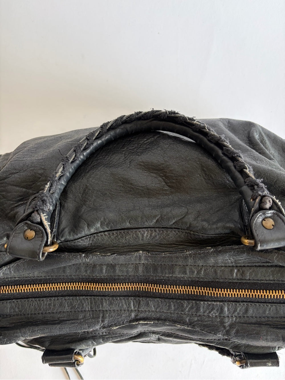VINTAGE BALENCIAGA BLACK CITY BAG