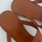 Dior Brown Leather Thong Sandals