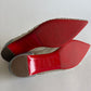 Christian Louboutin Follies Strass Nude Suede leather 37.5