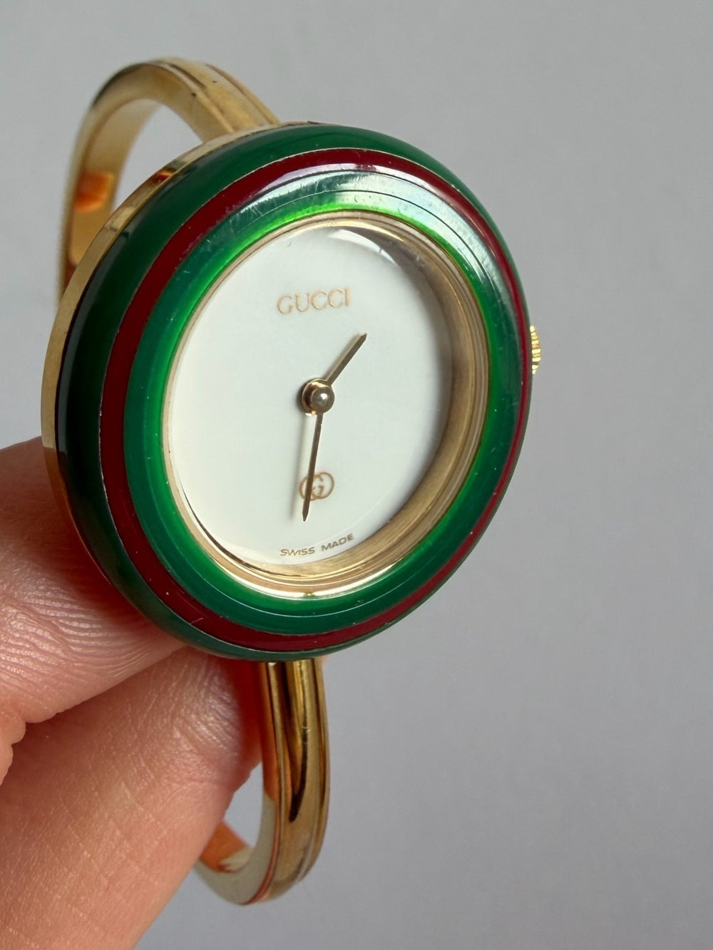Vintage Gucci Change Bezel Watch Gold