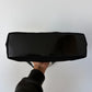 Gucci Tom Ford Black Canvas Metal Strap Handbag