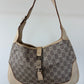 Gucci Vintage GG Canvas Jackie Monogram Cream Handbag