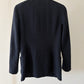 Chanel Vintage 1994 Collection Navy Gold Button Down Tweed Blazer Size 38