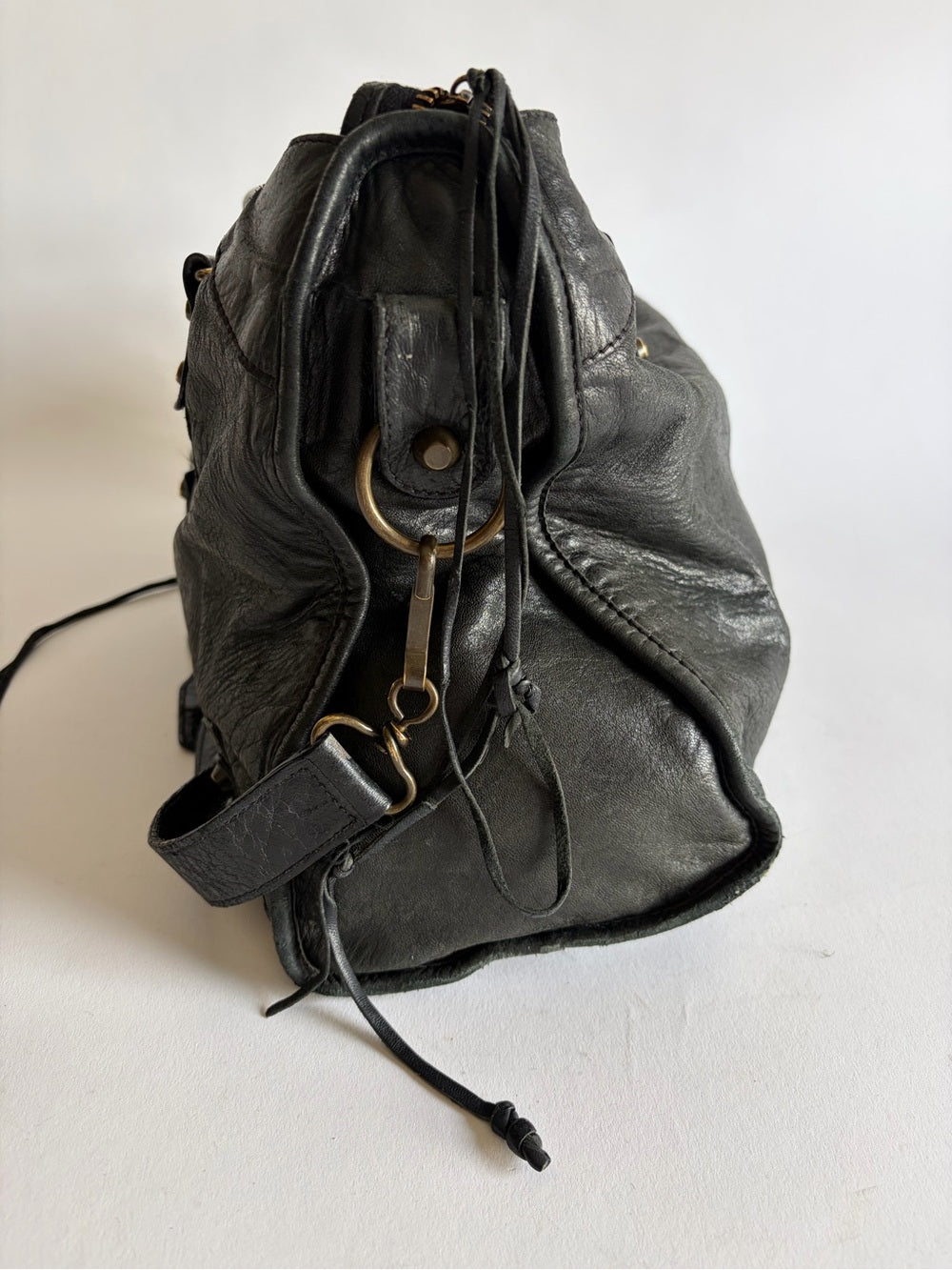 VINTAGE BALENCIAGA BLACK CITY BAG