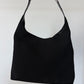 Gucci Tom Ford Black Canvas Metal Strap Handbag
