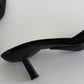 VINTAGE GIUSEPPE ZANOTTI PONEY HAIR SQUARE TOE BLACK MULES