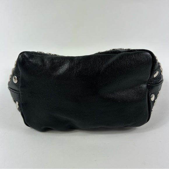 RARE VINTAGE PRADA ANTIC STUD-EMBELLISHED BAG