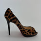 Christian Louboutin Yolanda Pony Leopard Peep-Toe Stiletto Pumps