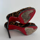 Christian Louboutin Yolanda Pony Leopard Peep-Toe Stiletto Pumps