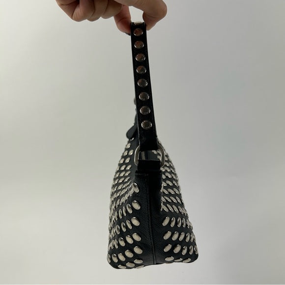 RARE VINTAGE PRADA ANTIC STUD-EMBELLISHED BAG