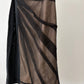 Dolce & Gabbana Vintage 2000's Black Sheer Strapless Mesh Bodycon Dress size S