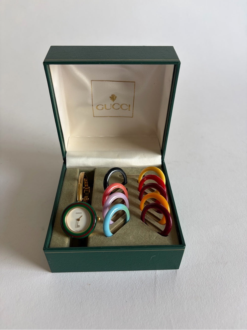 Vintage Gucci Change Bezel Watch Gold