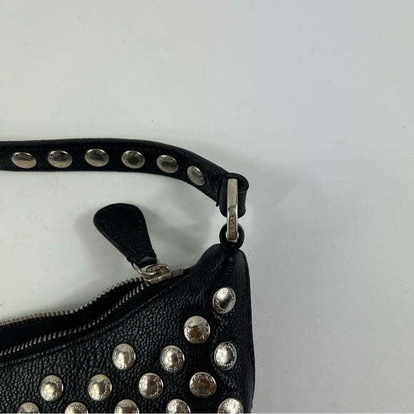 RARE VINTAGE PRADA ANTIC STUD-EMBELLISHED BAG