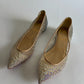 Christian Louboutin Follies Strass Nude Suede leather 37.5
