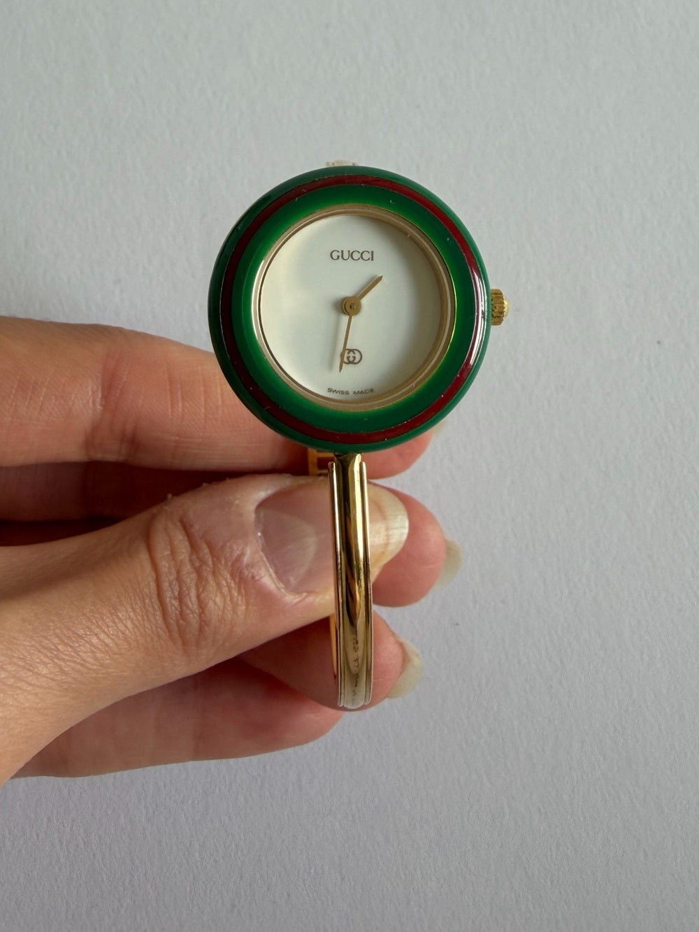 Vintage Gucci Change Bezel Watch Gold