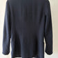 Chanel Vintage 1994 Collection Navy Gold Button Down Tweed Blazer Size 38