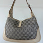 Gucci Vintage GG Canvas Jackie Monogram Cream Handbag