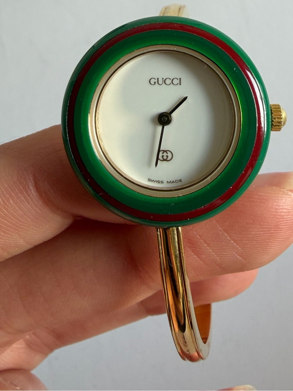 Vintage Gucci Change Bezel Watch Gold