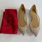 Christian Louboutin Follies Strass Nude Suede leather 37.5