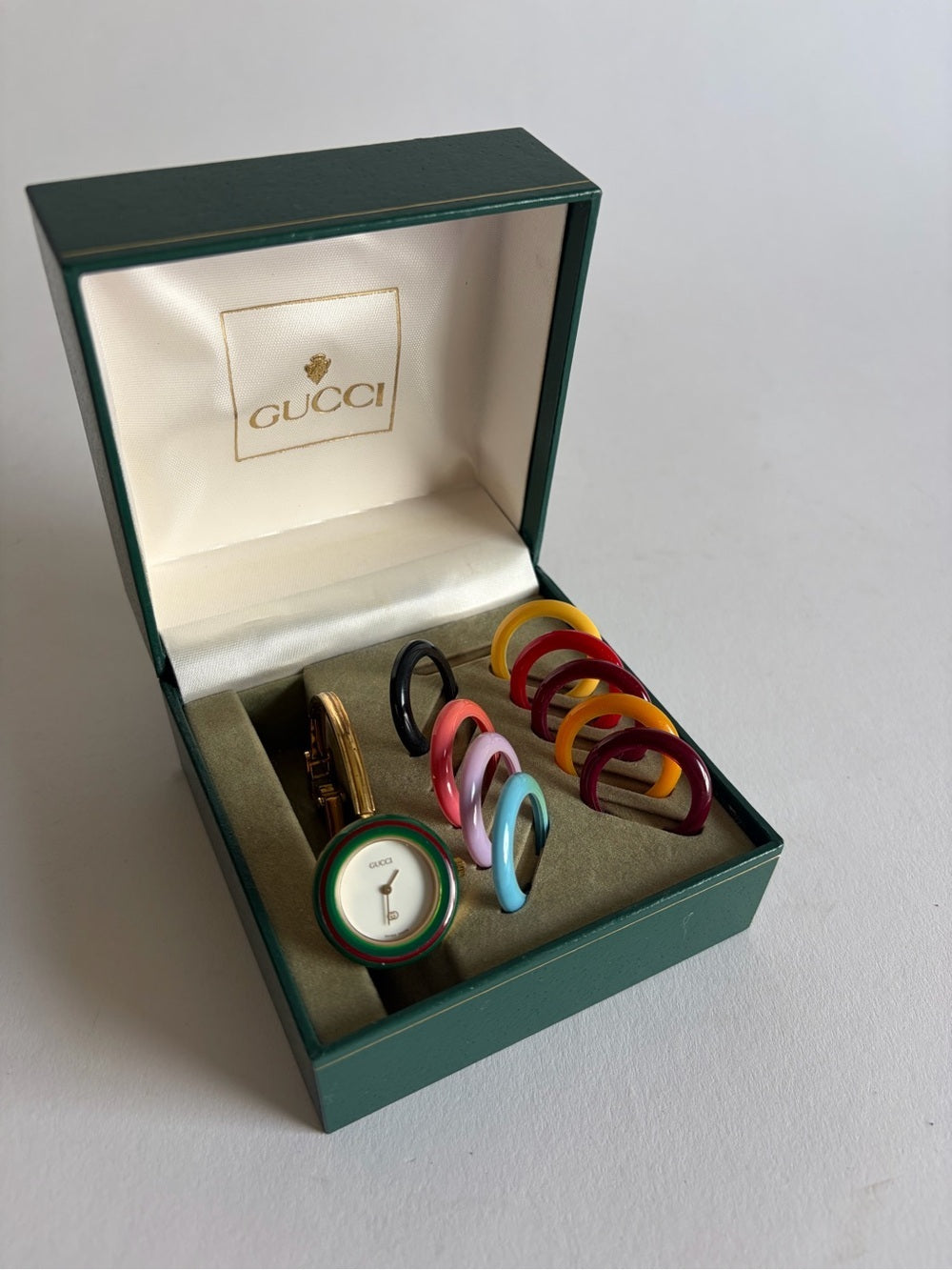 Vintage Gucci Change Bezel Watch Gold