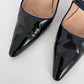 Manolo Blahnik Camparine Navy Blue Patent Leather Mary Jane Pumps Size 40