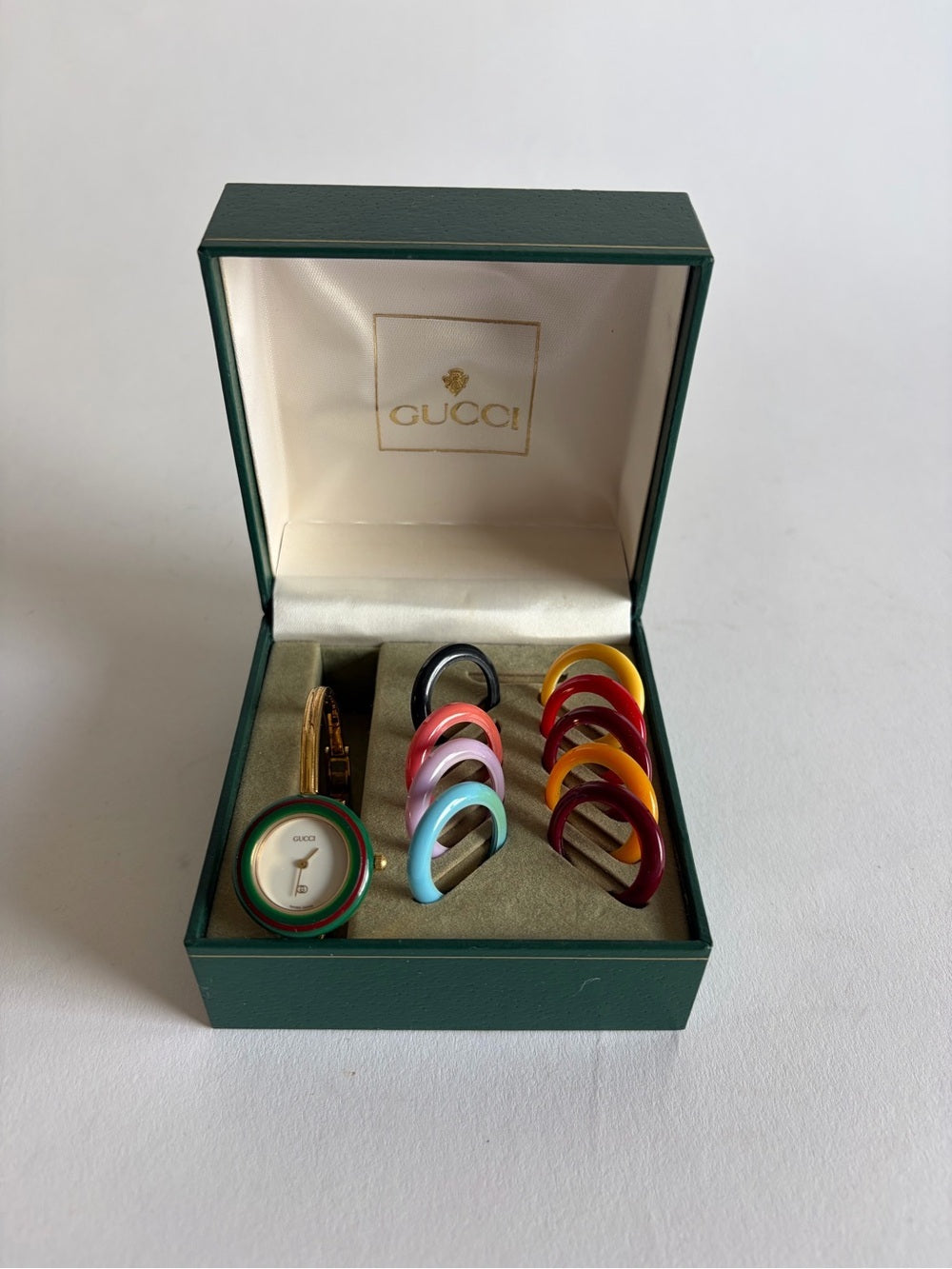 Vintage Gucci Change Bezel Watch Gold
