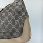Gucci Vintage GG Canvas Jackie Monogram Cream Handbag
