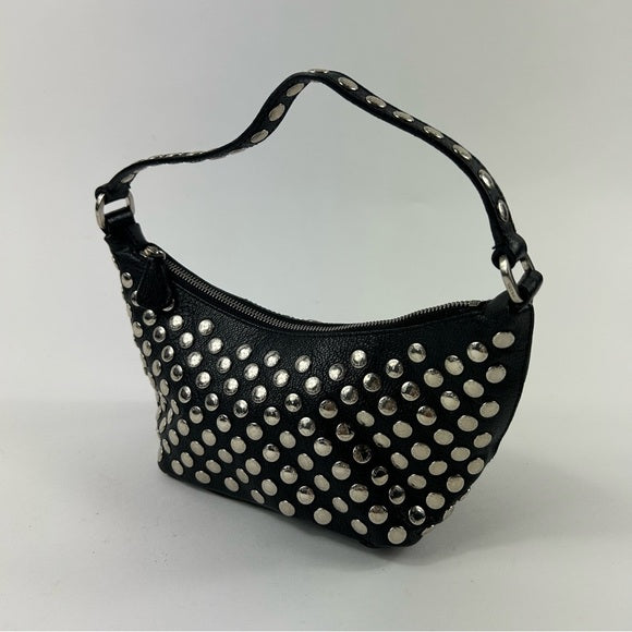 RARE VINTAGE PRADA ANTIC STUD-EMBELLISHED BAG