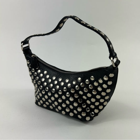 RARE VINTAGE PRADA ANTIC STUD-EMBELLISHED BAG